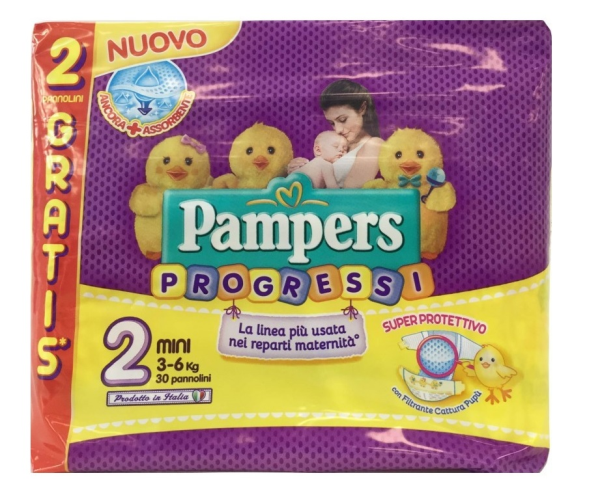 PAMPERS PROGRESSI MINI TG.2 (X28) 2020