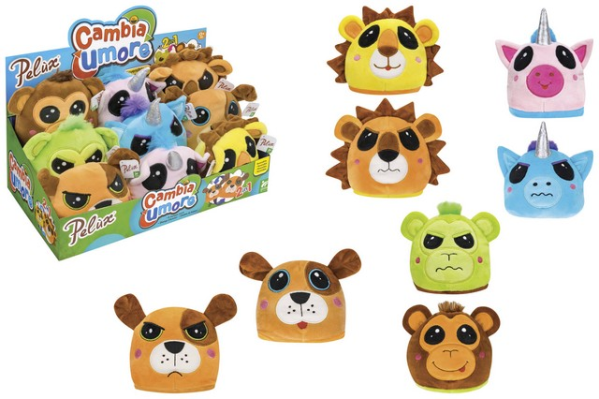 399 PELUX ANIMALI REVERSIBILI CM13 - 4 AS.9PZ D/BOX
