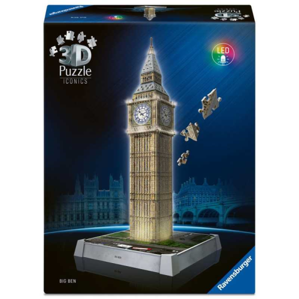 600 3D BIG BEN PUZZLE ICONICS