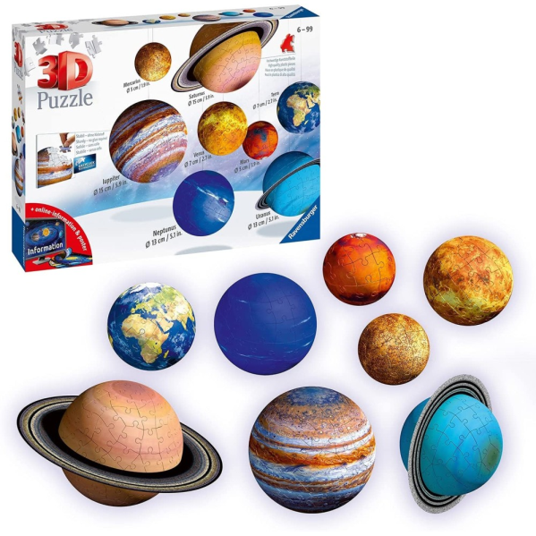 599 3D PUZZLE IL SISTEMA PLANETARIO 3D