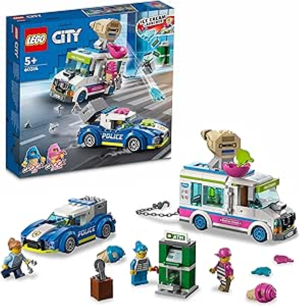 LEGO 60314 Il furgone dei gelati e l�inseguimento della polizia