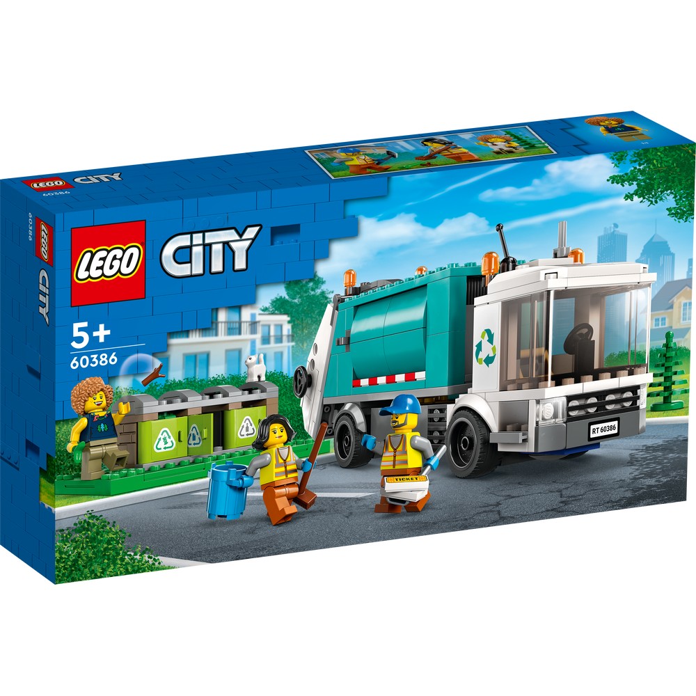 LEGO 60386 Camion per il riciclaggio dei rifiuti
