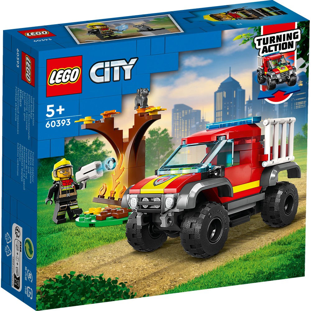 LEGO 60393 Soccorso sul fuoristrada dei pompieri
