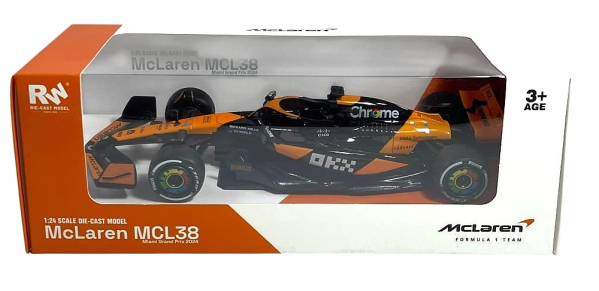 291 AUTO 1:24 F1 MCLAREN ORANGE/BLACK