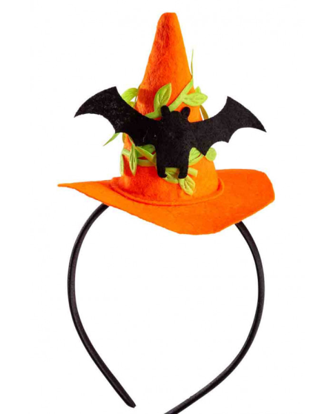 600 MINI CAPPELLO STREGA h.cm.9,5 C/PIPISTRELLO
