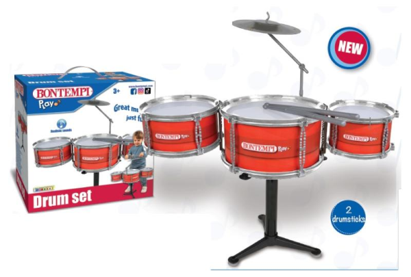 405 DRUM SET CON 3 TAMBURI E PIATTI