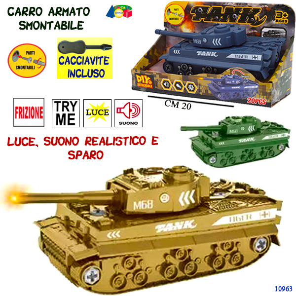600 CARRO ARMATO FRIZ. SMONTABILE