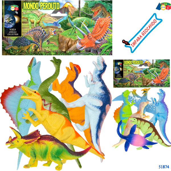 600 BUSTA DINOSAURI MONDO PERDUTO COL.VIVACI