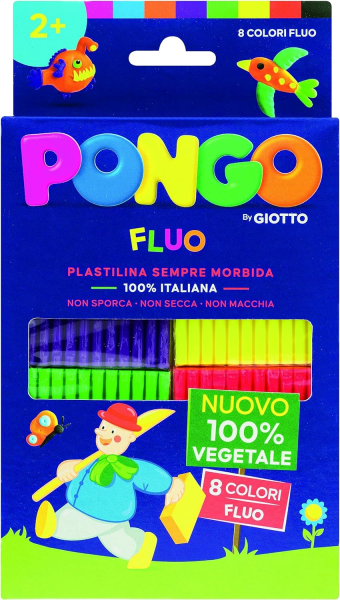 AST PONGO BY GIOTTO 264G 8 COLORI FLUO