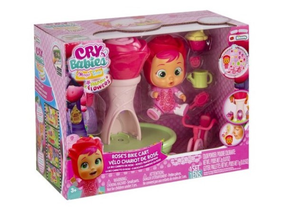 BAMBOLA CRY BABY FLOWERS PLAYSET