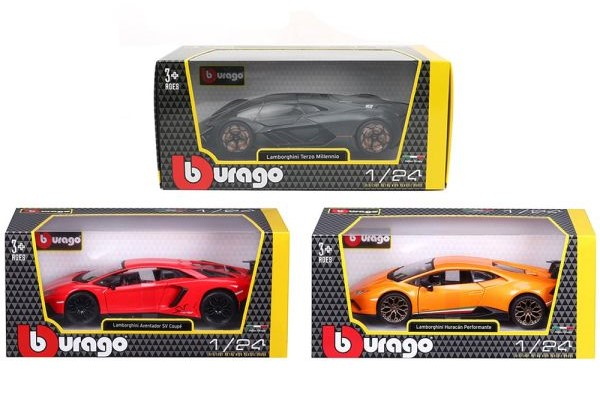 394 AUTO 1:24 BBURAGO LAMBORGHINI ASS